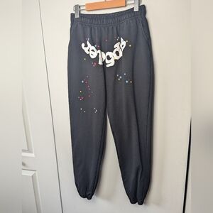 SP5DER Worldwide Og Web Sweatpants Size Large Women Graffiti